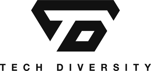tech diversity logo vertical