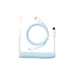 Keychron Coiled Aviator Cable Type-C - Light Blue