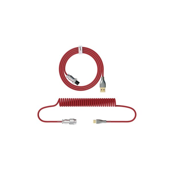 HXSJ Coiled Cable RED