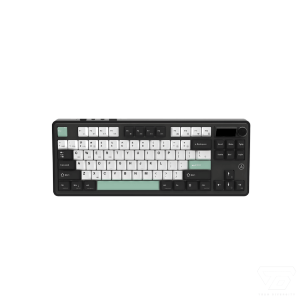 AjJAZZ AK870 Keyboard Display Cyan, Cherry profile
