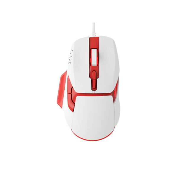 Ajazz AJ039 Wired Gaming Mouse - Red White