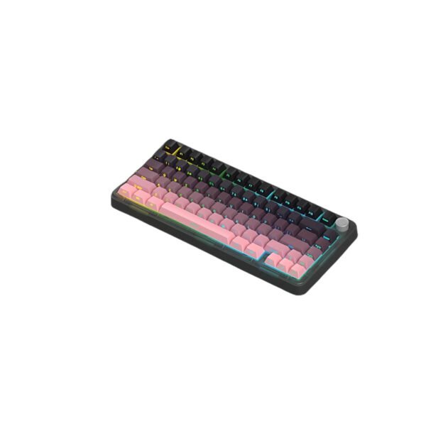 MONKA K75 Tri Mode Mechanical Keyboard Pink