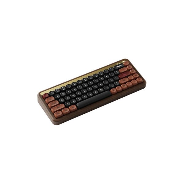 Akko MU01 Autumn Walnut Wooden Mechanical Keyboard