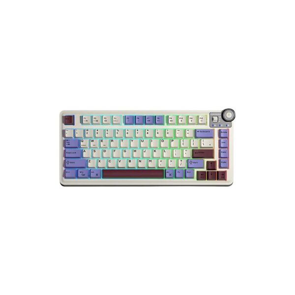 AULA AU75 Tri-Mode Gasket Mounted Mechanical Keyboard Beige