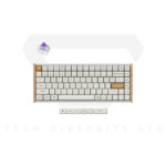 Keychron K2 HE Tri-mode Magnetic Switch Custom Keyboard -White(special Edition)