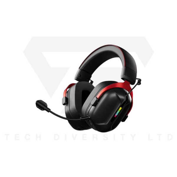 MCHOSE S9 Pro Wireless Gaming Headset Black red