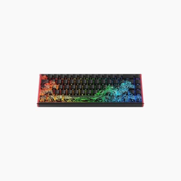 Ajazz ALUX 68 Plus HE Aluminum Keyboard- Gradient side engraving Ukiyoe