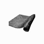 Black Topographic 400*00mm Speed Surface Mouse Pad - Image 2