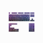 Navy Blue Gradient Topography Keycaps