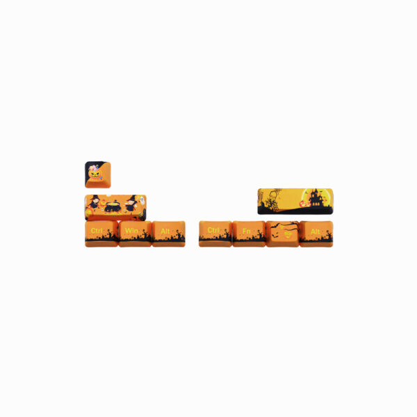 CMYK Halloween PBT OEM Profile 10 Keys Keycaps