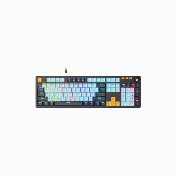 Fantech MK893S ATOM107S MIZU Edition Mechanical Keyboard, Sky Blue
