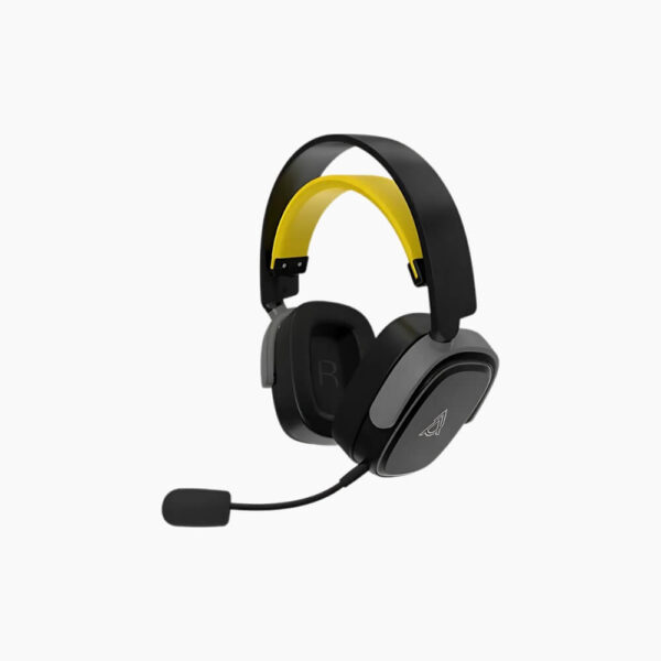 Ajazz AHM09 MAX Tri-mode Headphone Black Gray Yellow (1)