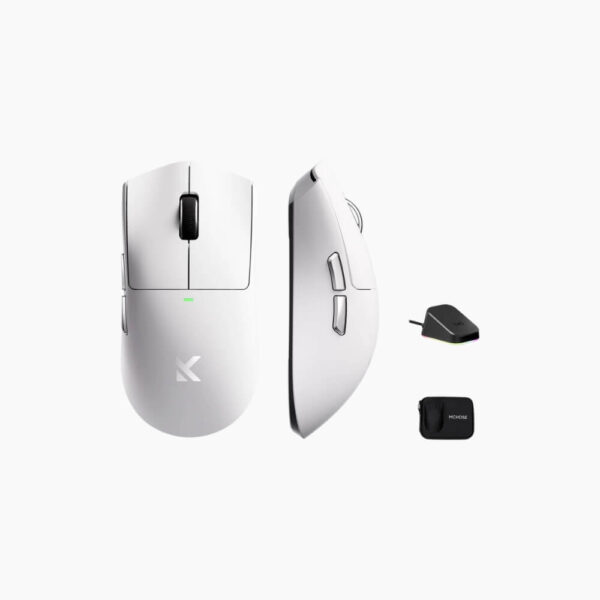 MCHOSE K7 Ultra Lightweight Wireless Gaming Mouse - white
