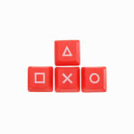 Squid Game WASD 4 Pcs OEM Profile Red Keycaps