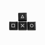 Squid Game WASD 4 Pcs OEM Profile Black Keycaps