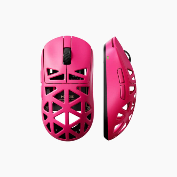 MCHOSE A7X Ultra Magnesium Alloy Tri-mode Gaming Mouse - Rose Red
