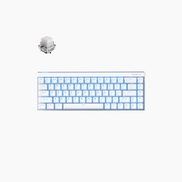 MCHOSE Ace 68 Air HE Gaming Keyboard - Snow White