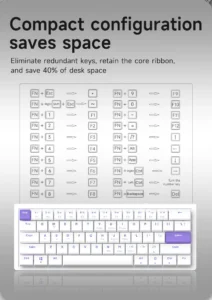 AJAZZ NKL61 Wired Mechanical Keyboard