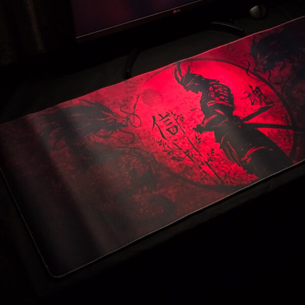 Black Samurai 900*400mm Speed Surface Mouse Pad