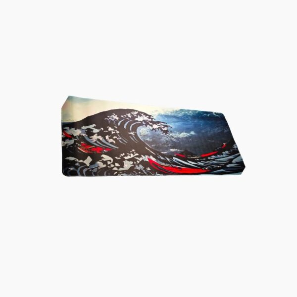 Black Wave 900400mm Speed Surface Mouse Pad