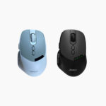 Jedel WD155 Dual-Mode wireless charging mouse with USB-C and Bluetooth.