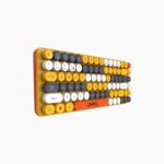Jedel WS682 Retro Wireless Keyboard Combo - Image 2