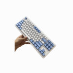 XINMENG M87 PRO V2 Tri-mode RGB Mechanical Keyboard, Starlight White Side Printed-Cuibo Tactile Switch