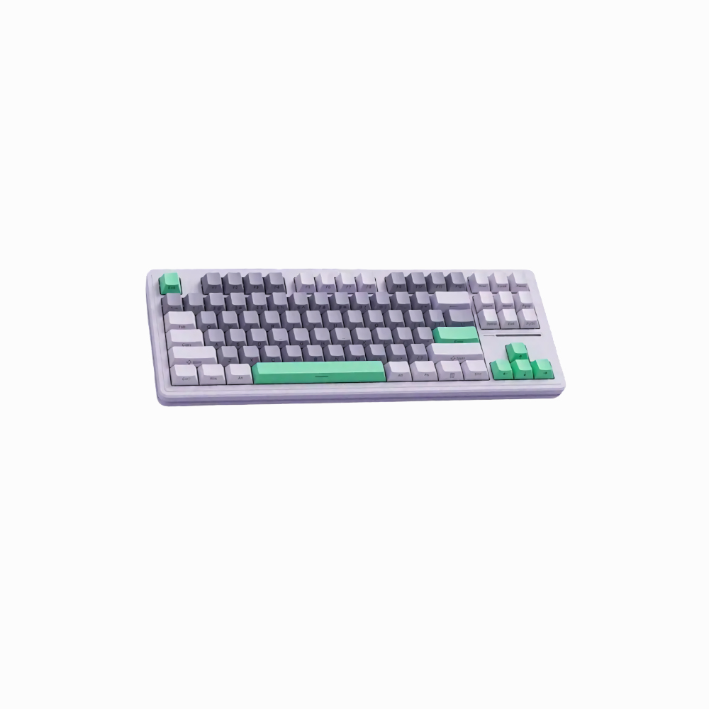 XINMENG M87 Pro V2 XINMENG M87 PRO V2 Tri-mode RGB Mechanical Keyboard, Starlight White Side Printed-Cuibo Tactile Switch