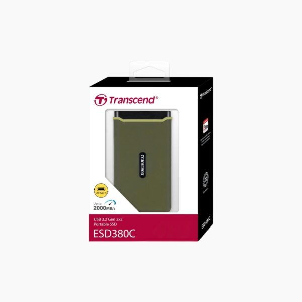 Transcend ESD380C Portable SSD USB 3.2 Gen 2×2 High-Speed External Drive