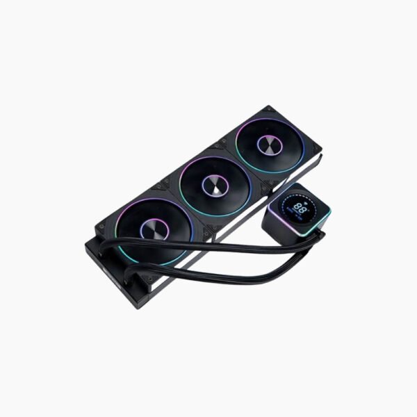 Jungle Leopard AstroBeat ARGB AIO Liquid CPU Cooler – Digital Display & High Performance