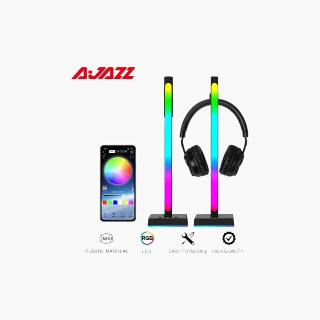 AJAZZ ABL190 RGB Light Bar with Voice Control & Headphone Stand